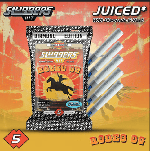 Sluggers | Rodeo Og | Infused Prerolls | Hybrid | 3.5g | 5pk
