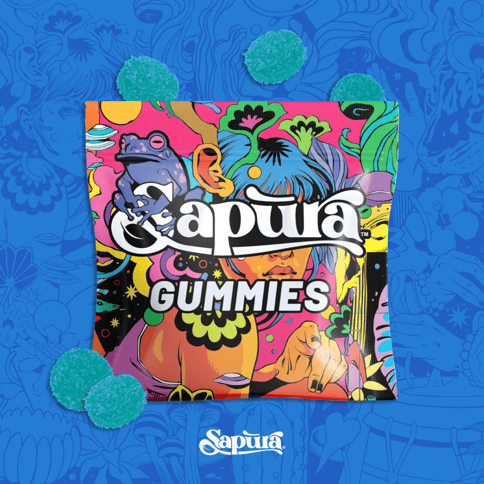 Blue Raz Pineapple (10:1 CBD:THC) Microdose Gummies (Hybrid) - 10:1