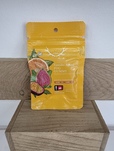 WYLD | 100MG | POG (1:1) CBG Single Gummy