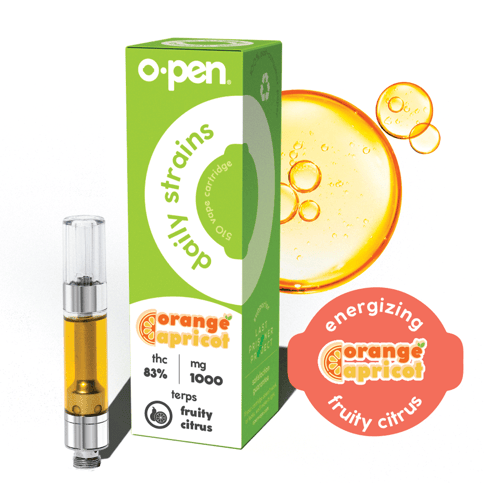 O.Pen Daily Strains Cartridge | Orange Apricot 1g Rec