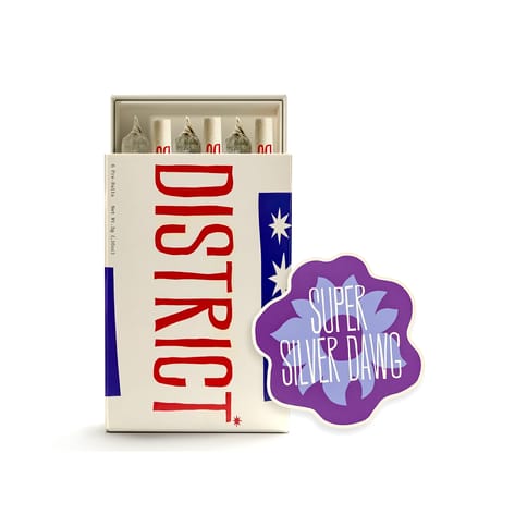Super Silver Dawg ~ 0.5g 6pk Prerolls