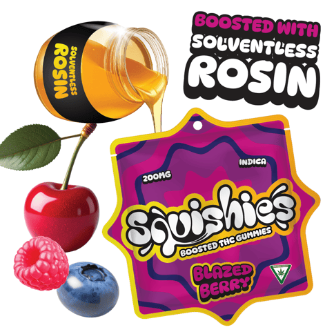 Blazed Berry (Indica) Rosin Gummies