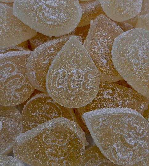 Lemon (100mg) Indica Rosin Gummies 10pk by Cold Creek