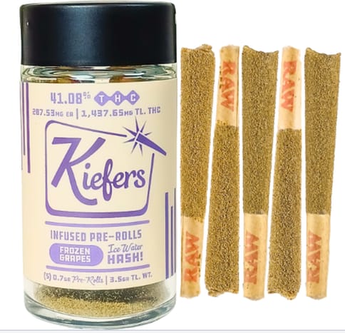 5pk Pre-Rolls / Frozen Grapes w/Ice Water Hash