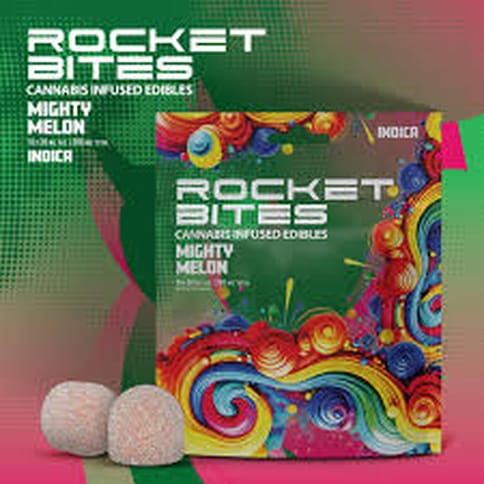 Mighty Melon 200mg Gummies | Rocket