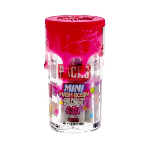 Packwoods Mini Bursts Rosin Infused Joints 5 Pack | Black Cherry Gelato 2.5g Rec