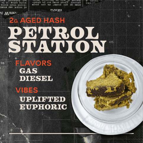 Petrol Station - 2g Aged Hash Concentrate