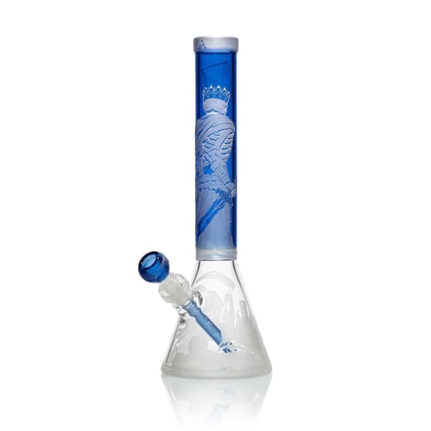 16" Retribution Beaker - Light Blue