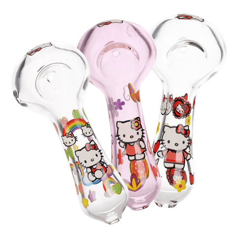 4.5in Hey Kitty Glow in the Dark Print Spoon