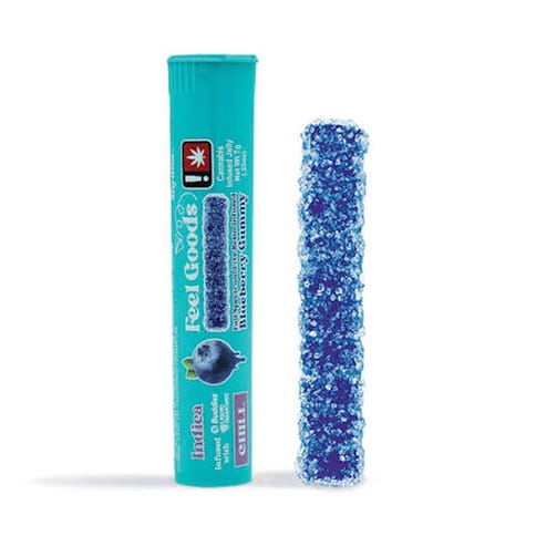 Feel Goods | Blueberry | 100MG | Indica | Gummy Straw