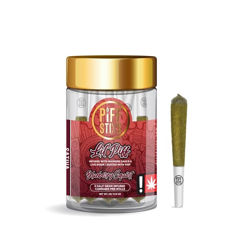 Blueberry Squirt - Lil Piff 5 PACK .5G Joints (Piff Stixs)