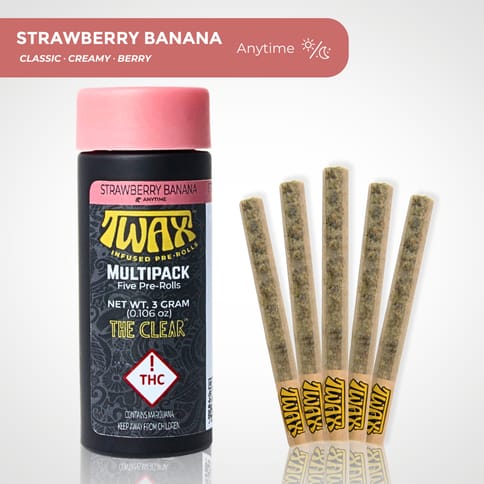 Strawberry Banana (H) Twax Infused .6G 5 Pack
