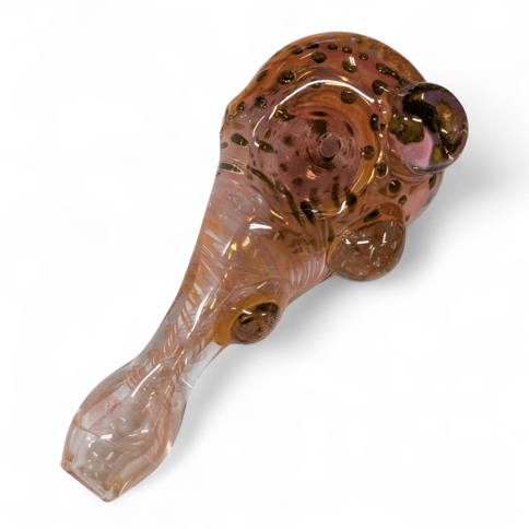 Large Pink Bulb Handpipe