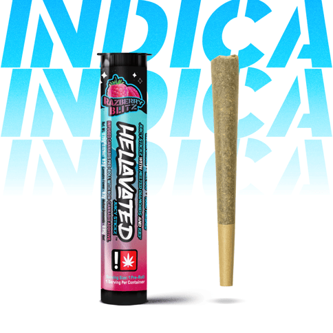 Razberry Blitz Infused Preroll (Hellavated)