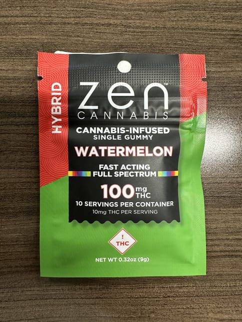 Hybrid Watermelon 100mg Gummies