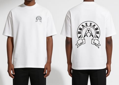 White T-Shirt - | Medium