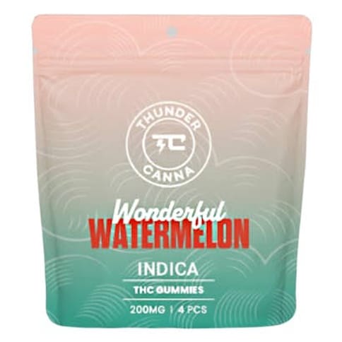 Watermelon 200mg Gummies | Thunder Canna