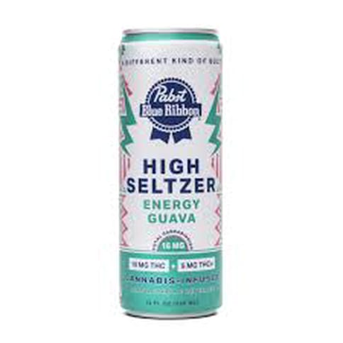 PBR Infused Seltzer Daytime Guava 15mg Single Can, LP District 11 Inc.