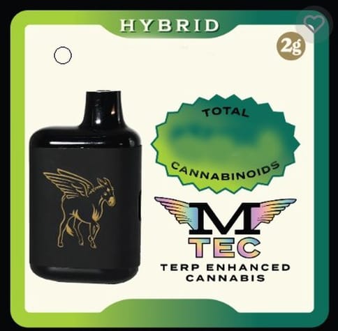 Mule | Dankee Doodle M-TEC | 2G | Flavored cured | Dank Tank Disposable