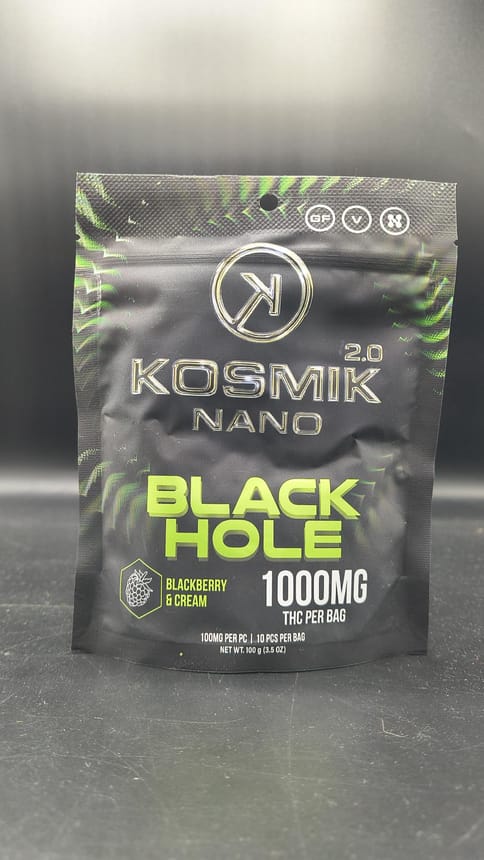 Kosmik - Black Hole Nano 1000mg Gummies (Blackberry & Cream)