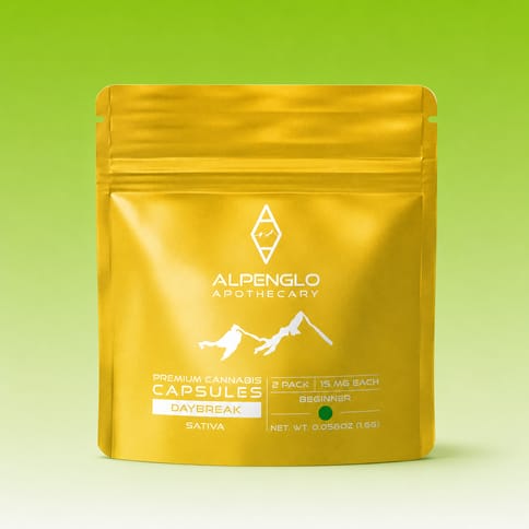 Alpenglo Capsule - Daybreak - 15mg/2pk