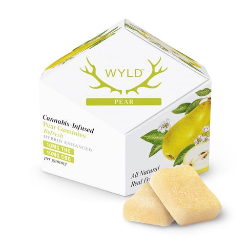 Wyld Gummies | 1:1 CBG Pear Hybrid 100mg