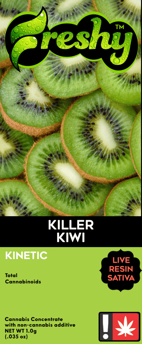 Killer Kiwi Live Resin 1G  Cartridge (Freshy)