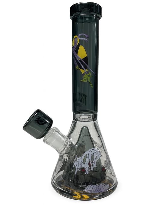 Milkyway Glass - Black Zombie Spider Bumblebee Waterpipe