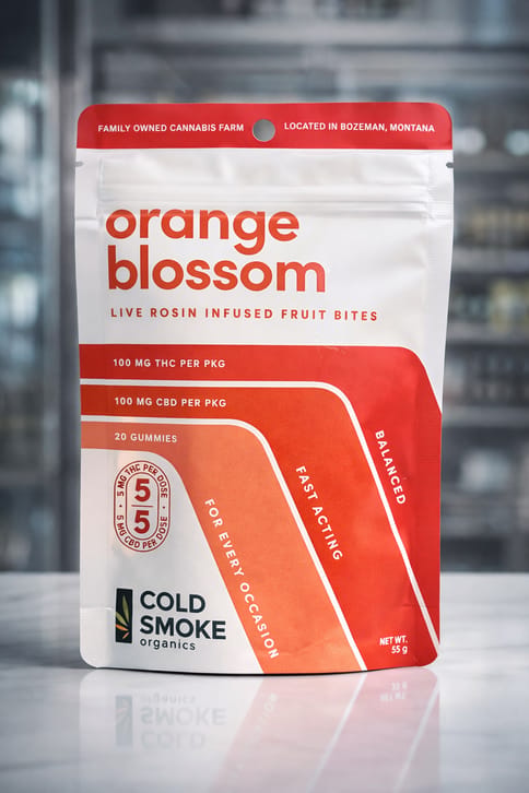 Cold Smoke Orange Blossom Gummies 5mg 20pk