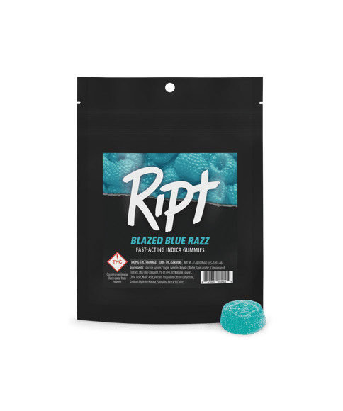 Blazed Blue Razz - Gummies