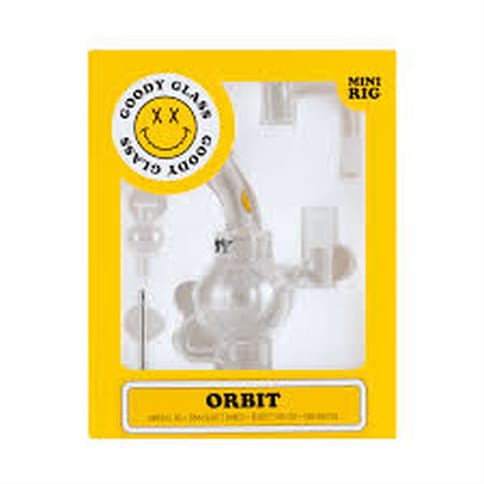 5" Orbit Mini Dab Rig 4-Piece Kit, Clear