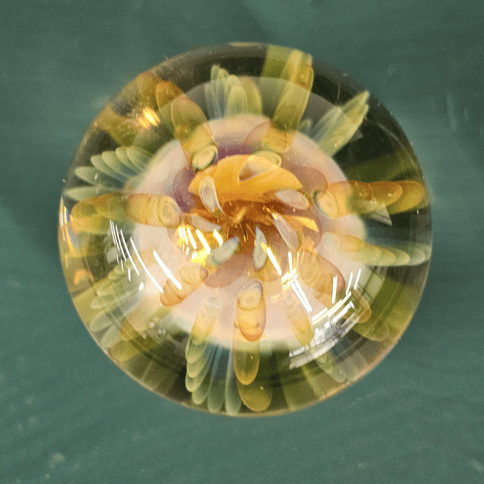 Wytry | Marble | Green/Pink Flower