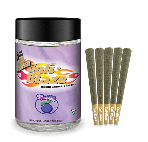Cali-Blaze - Blueberry Liquid Diamonds Infused 5Pk - 3.5g
