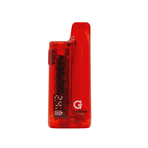 G Pen Hydout - Retro Clear 510 Battery - Red Translucent