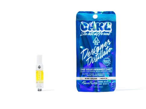 Cake | Kiwi Skunk (I) | 1g Designer Distillate Cartridge