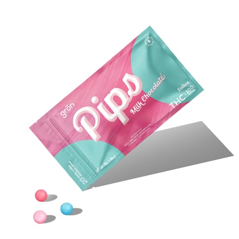 Gron Pips | Sativa Milk Chocolate 100mg