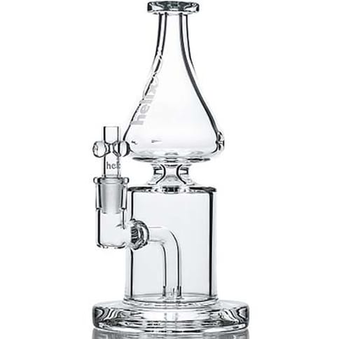 LuvBuds | Grav Helix Clear Straight Fixed Bong