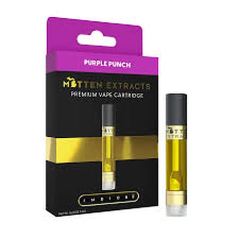 Purple Punch - Mitten Extracts - Cartridge - Distillate - Indica - 1G**