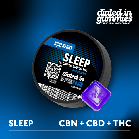 Dialed In Gummies - 1:1:1 THC/CBD/CBN (SLEEP)