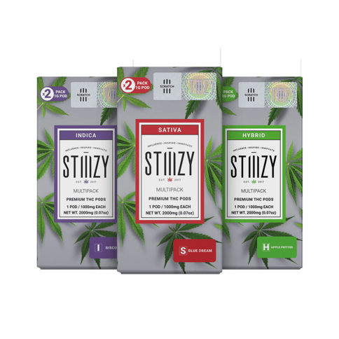 Stiiizy - 1g 2pk Vape Pods - NY Diesel