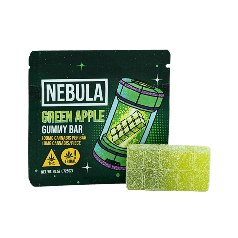 Nebula - Green Apple Gummy Bar 100mg
