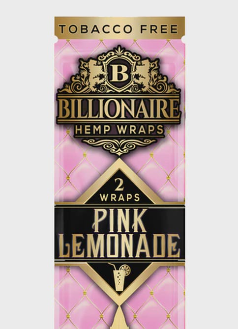 Billionaire Hemp Wraps 2PC - Pink Lemonade