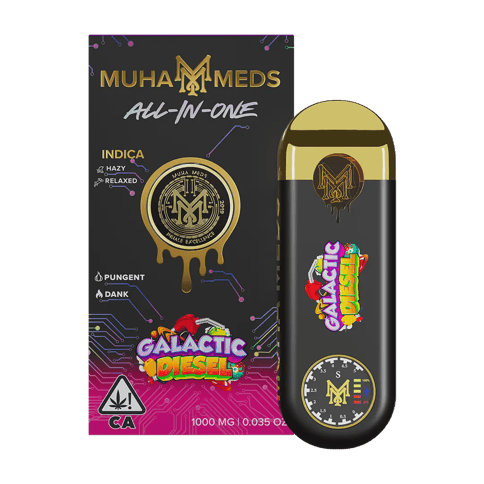 Galactic Diesel 2g Indica Disposable | Muha Meds