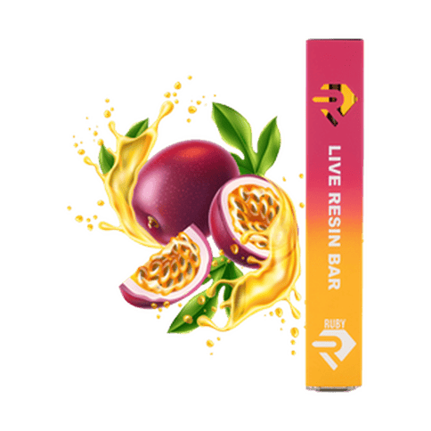 RUBY-PASSION FRUIT-LIVE RESIN-ALL IN ONE-1g