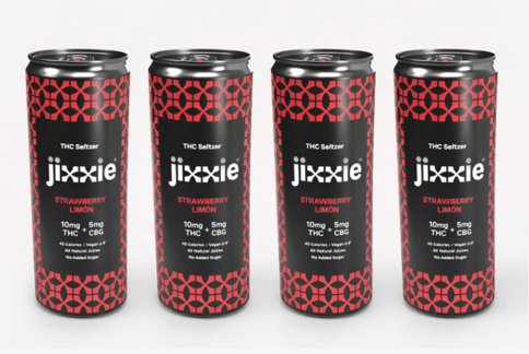 Jixxie - Strawberry Limon - 10mg THC, 5mg CBG - 4-pack