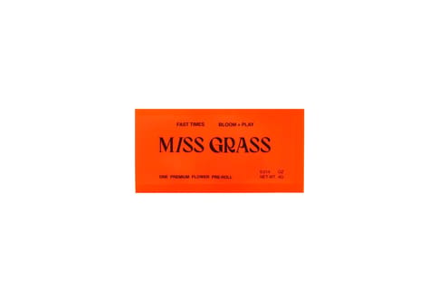 Miss Grass | Tropicana Cookies | Fast Times | Preroll | 0.4g