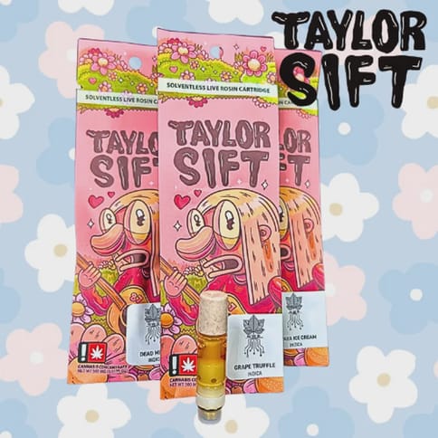 Taylor Sift - Melted Strawberries - .5g Live Rosin Cartridge
