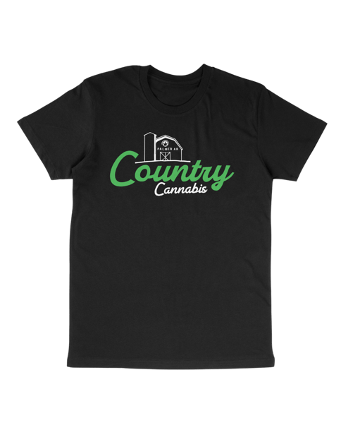 Country Black Tee - Large