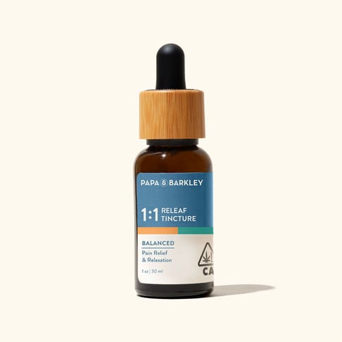 Papa & Barkley | Balanced Releaf Tincture (1:1) | 225mg CBD x 225mg THC Tincture .5oz