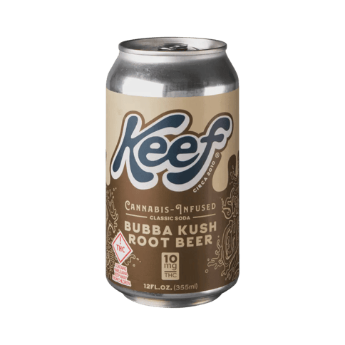 Keef Cola - Bubba Kush Root Beer 100mg - Bubba Kush Root Beer - Mixed - 12fl oz